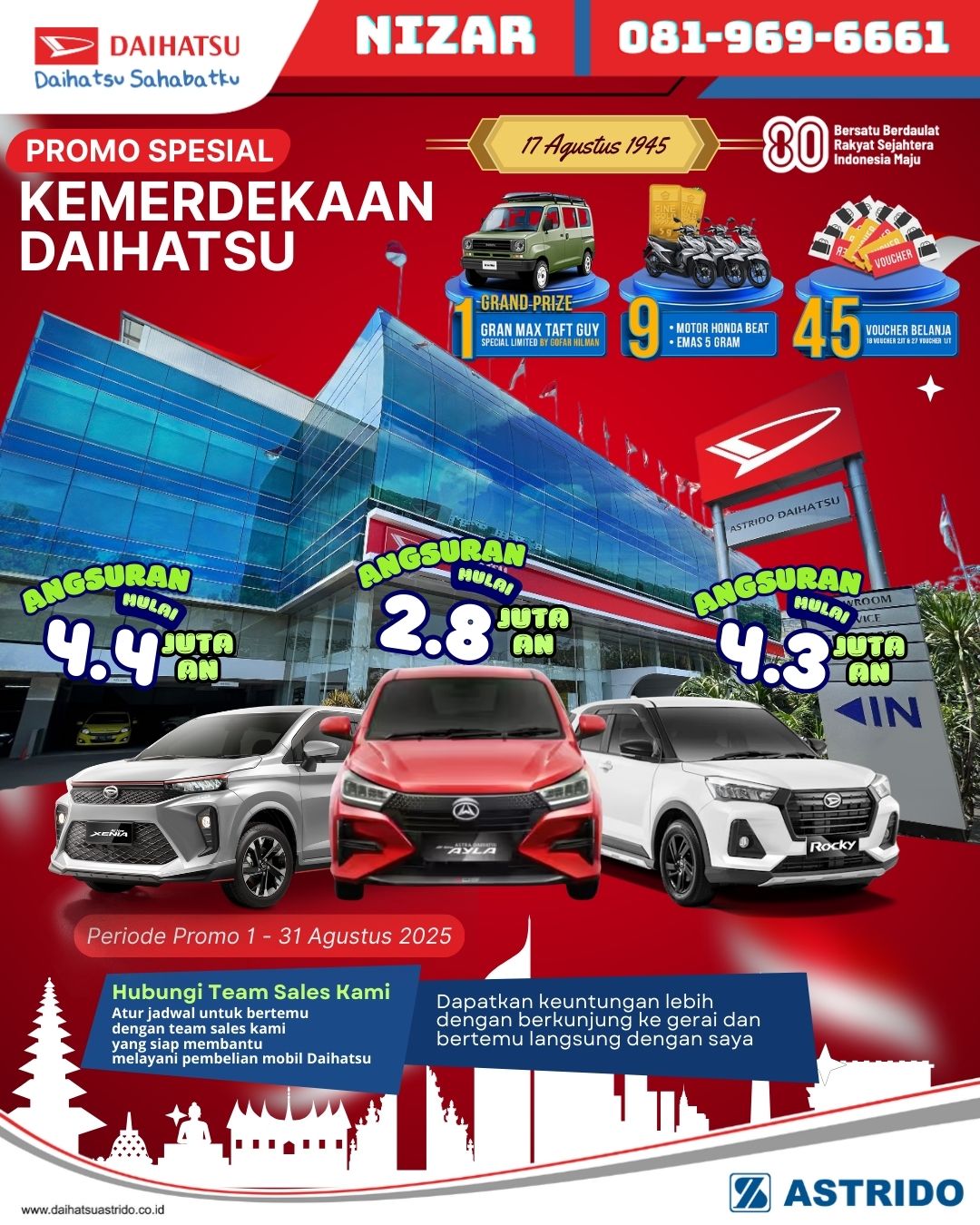 Promo Daihatsu jakarta barat agustus